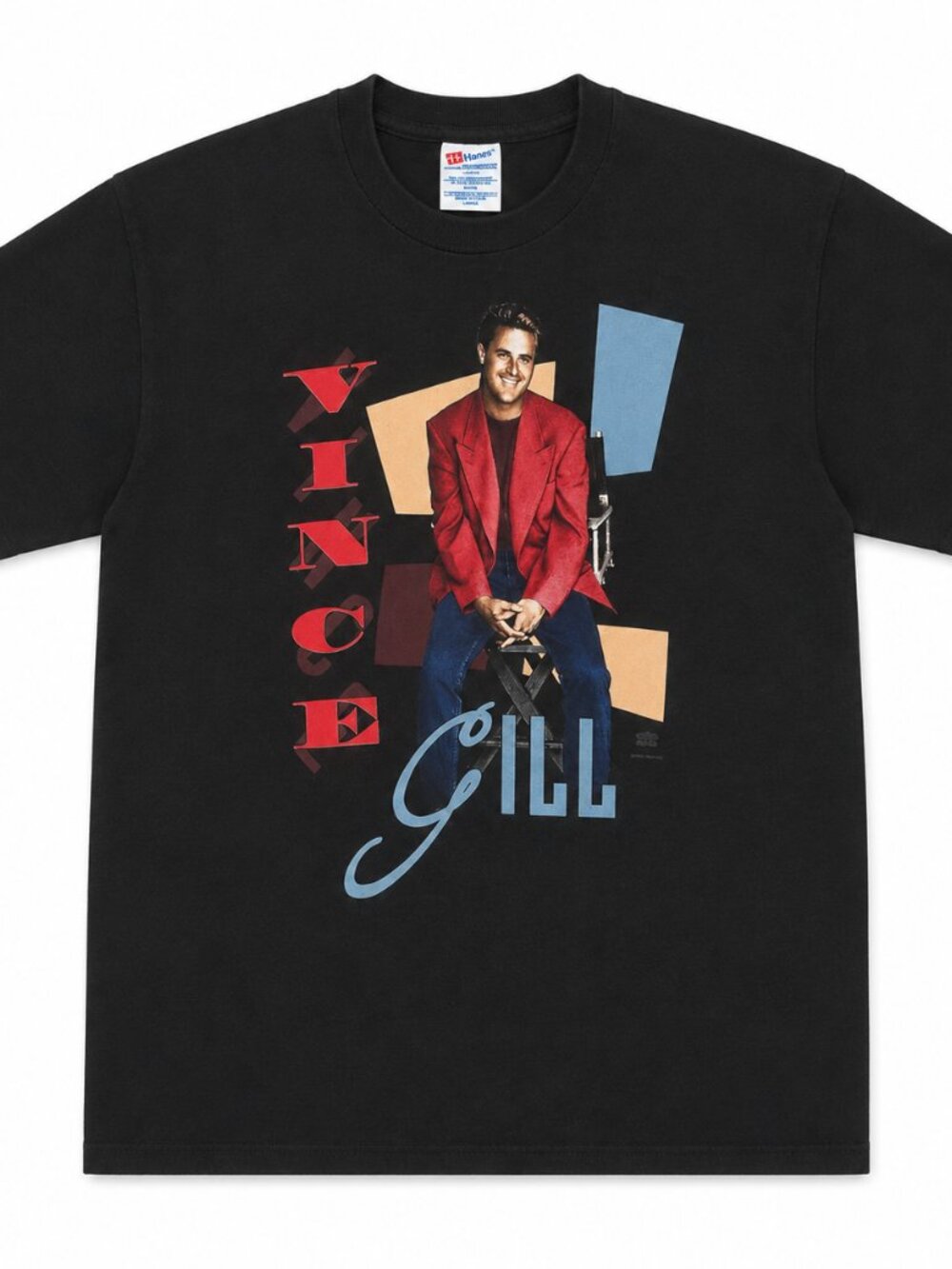 Vintage Vince Gill Short Sleeve Tshirt unisex Size Large 100% Cotton